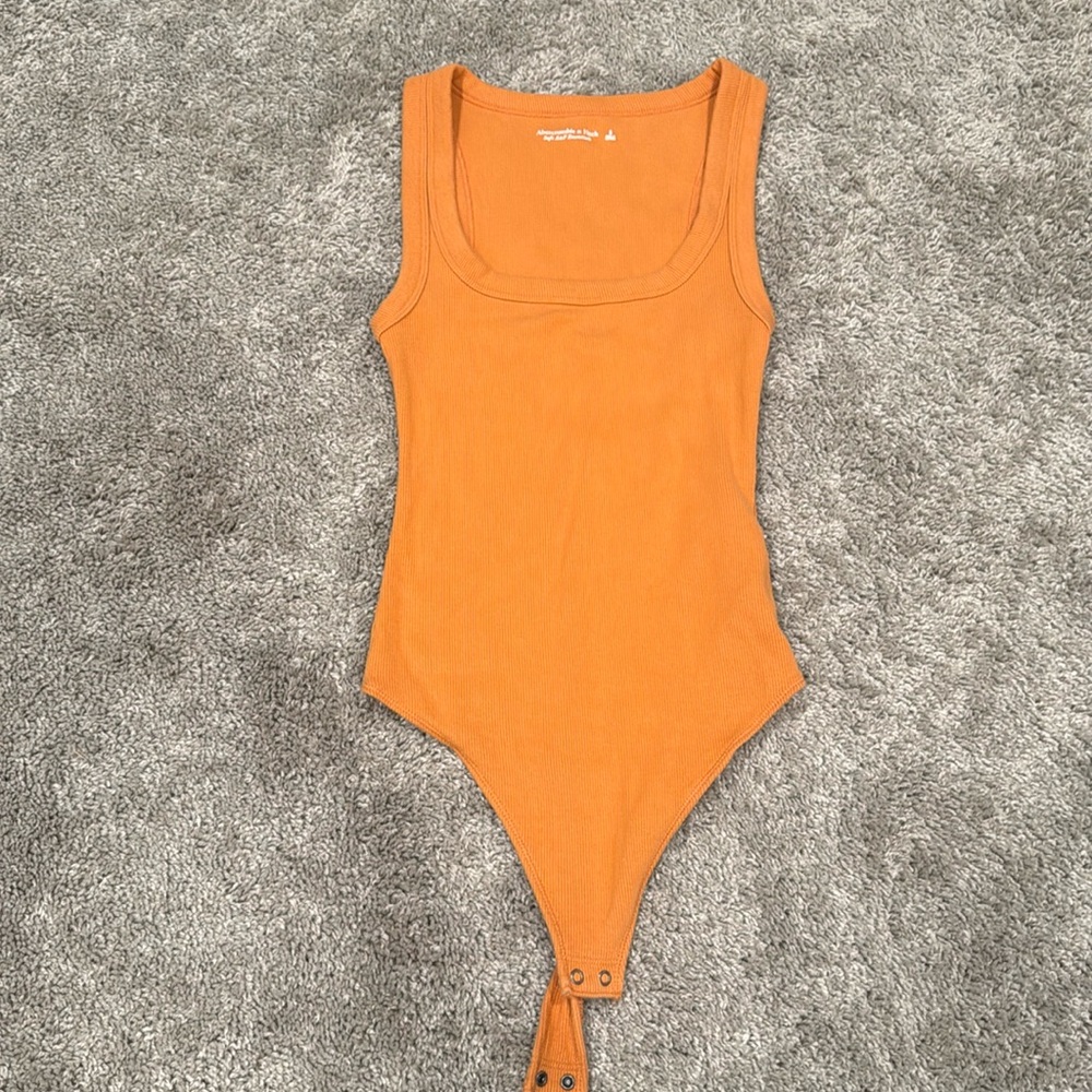 Abercrombie & Fitch Ribbed Tank Bodysuit